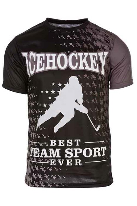 Icehockey "Best Team Sport ever" T-Shirt mit Namen und Nummer