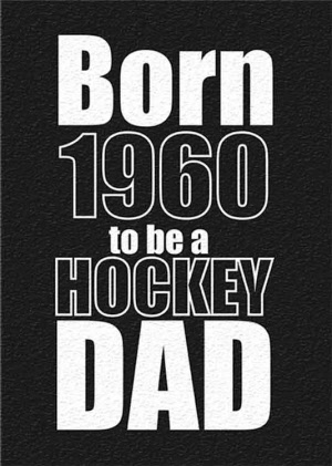 Born2be a Hockey DAD Shirt mit Geburtsjahr