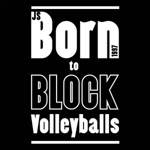 Born2Block T-Shirt mit Initialen und Geburtsjahr