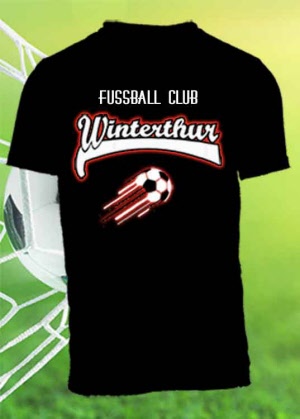 Fussball-T-Shirt mit deinem Namen & Nr.