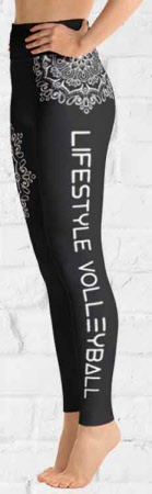 Volleyball-Leggings BRAZIL mit Namen und Nummer