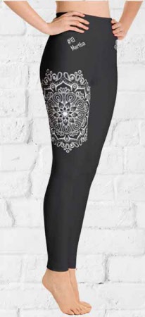Volleyball-Leggings BRAZIL mit Namen und Nummer